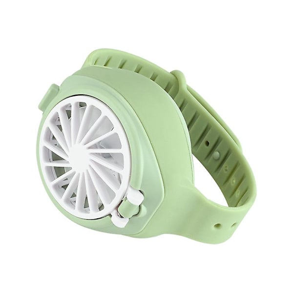 Handheld Mini Usb Small Fan-pink Niuniu（Green）