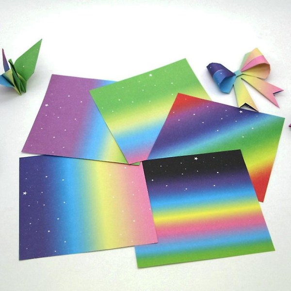 64 kpl Origami-paperi Premium-laatuinen 6 tuuman neliö aloittelijoille kodin askarteluprojektit lapsille lahja opetusvälineet$origami-paperi lapsille kaksipuolinen - pa