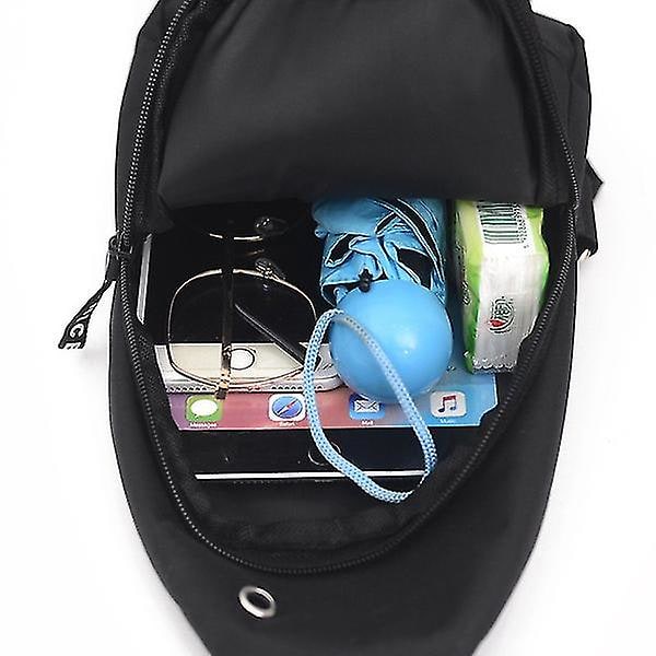 Miesten rinta- ja vyölaukut, pienet, lyhyille matkoille, matkalaukut, miesten vedenpitävät olkalaukut, crossbody-laukut, nailonlaukut, musta