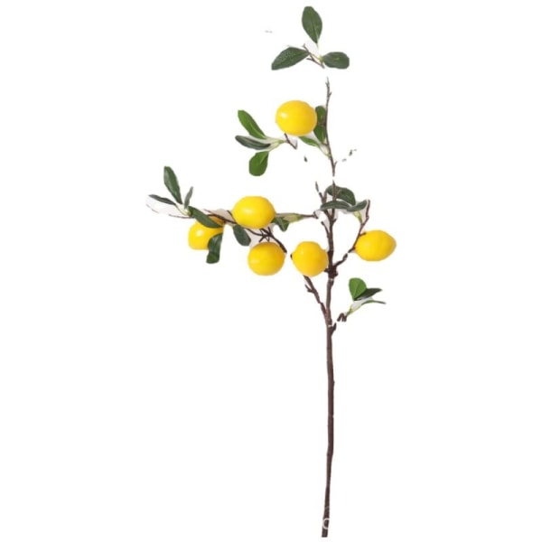 Konstgjorda citronfruktrekvisita, för heminredningsväxter för bröllopsimitationer (6 citroner)，HANBING