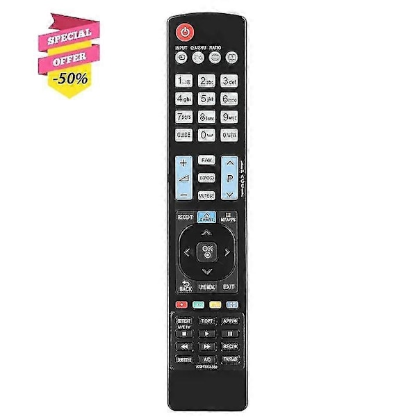 AKB73756580 fjärrkontroll för LG LED TV 32LB650V-ZA 32LB652V-ZA 32LB653V-ZK 39LB650V-ZA 39LB652V-ZA 39LB653V-ZK 42LB630V-ZA Yalo