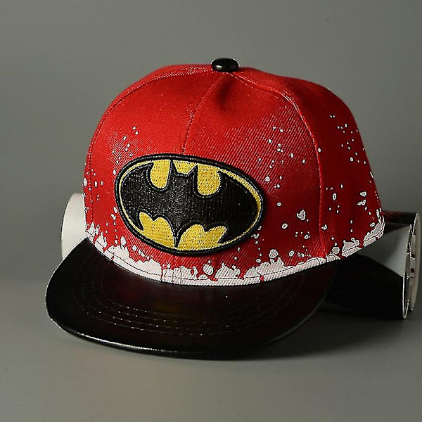 Kids Batman Hip Hop Justerbar Baseballkeps Pojkar Flickor Snapback Solskärm Mössa Gåvor