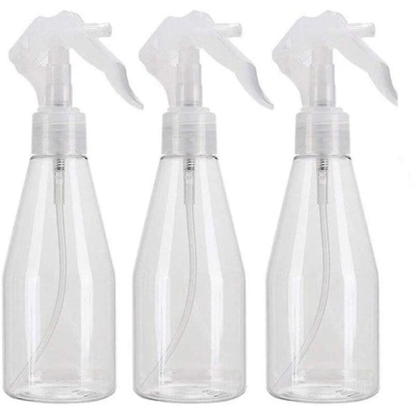 3 st trädgårdssprayflaska 200 ml transparent sprayflaska för trädgårdsskötsel rengöring frisör