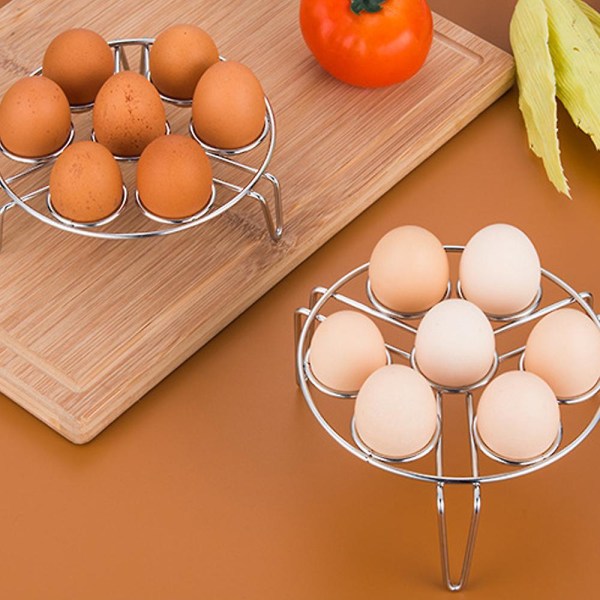 Eggstativ i rustfritt stål For Instant Pot Eggekurver Dampstativ Kjølestativ Matholder for Pot P(5cm）