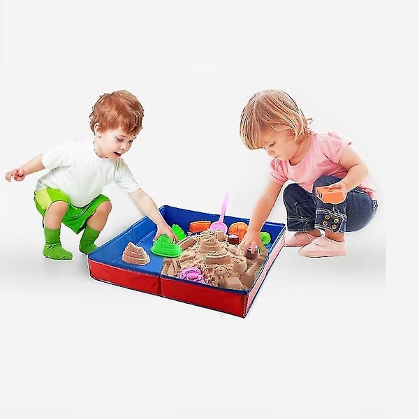 Oppblåsbar lekebrett fra Children's Sandbox - Bærbar bord perfekt for sensorisk rotete lek med sand, gjørme og vann