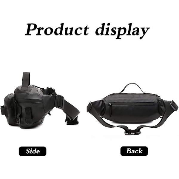 Fiskeutstyr Fanny Pack, Vanntett Fiskeverktøy Midjebelte for Fiske Fotturer Løping, Grønn