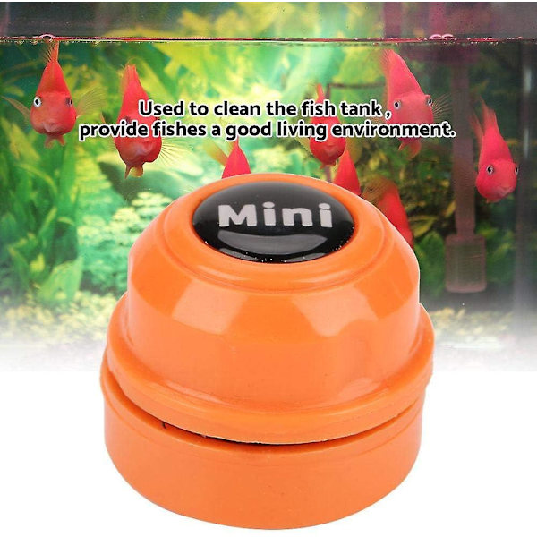 Akvariemagnet Mini Magnetisk Akvarium Rengöringsborste för Glas Bärbar Fisk Tank Borste Fönster Rengöring Skrubber