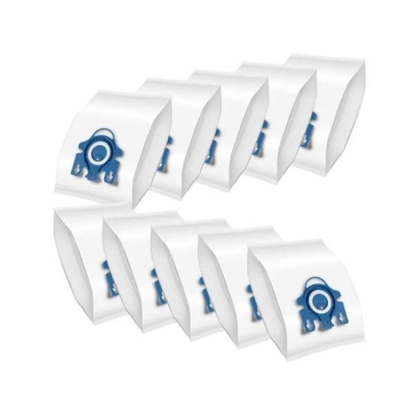 10-pack GN Airclean ersättningspåsar för dammsugare för Miele AirClean 3D GN dammsugarpåsar