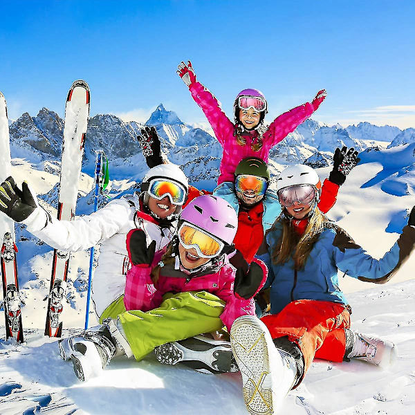Skibriller for menn og kvinner, snowboardbriller med antirefleks, 100% UV400 UV-beskyttende linser