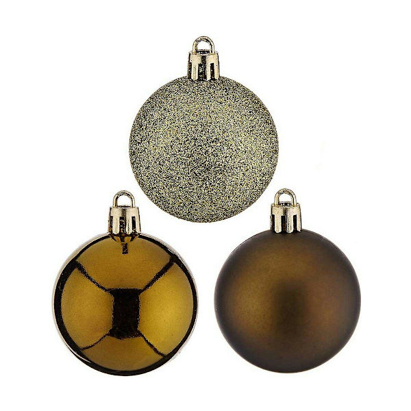 Set med julgranskulor Grön Plast 5 x 6 x 5 cm (12 stycken)