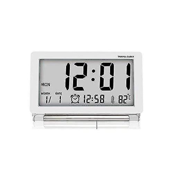 Fällbar LCD-digitalklocka