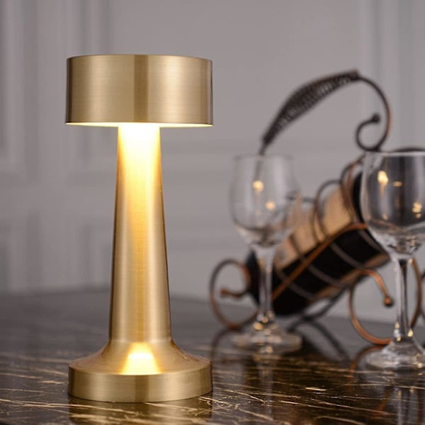 Touch Sensor Table Lamp ,rechargeable Metal Light ,bar Restaurant Coffee Bedroom Bedside Light