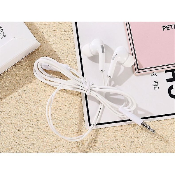 Candyfärgade Macaron Trådbundna Hörlurar In-Ear 3,5 mm Gränssnitt Universella Hörlurar