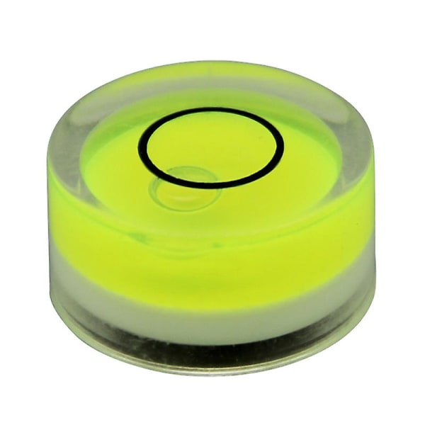 5kpl 15mm mini pyöreä taso vihreä kupla napakynä halkaisijan mittaustyökalu nce-vaakaa