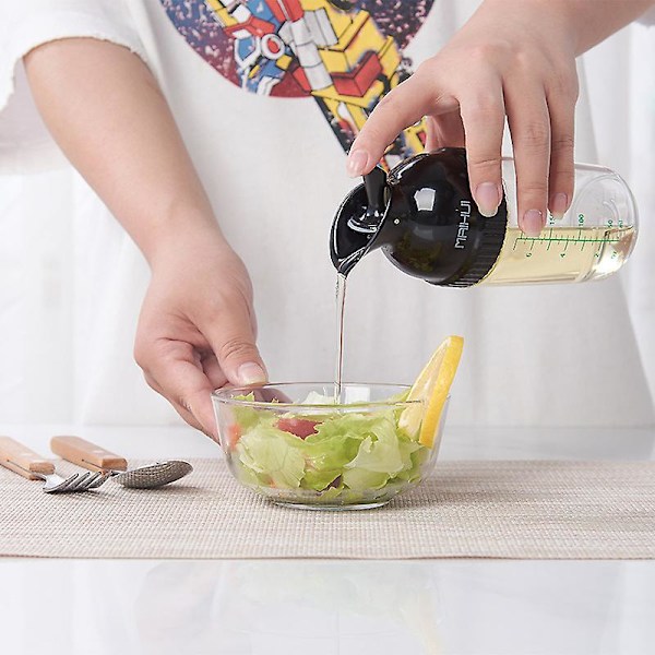 Salatdressing-dispenser - svart - 200 ml