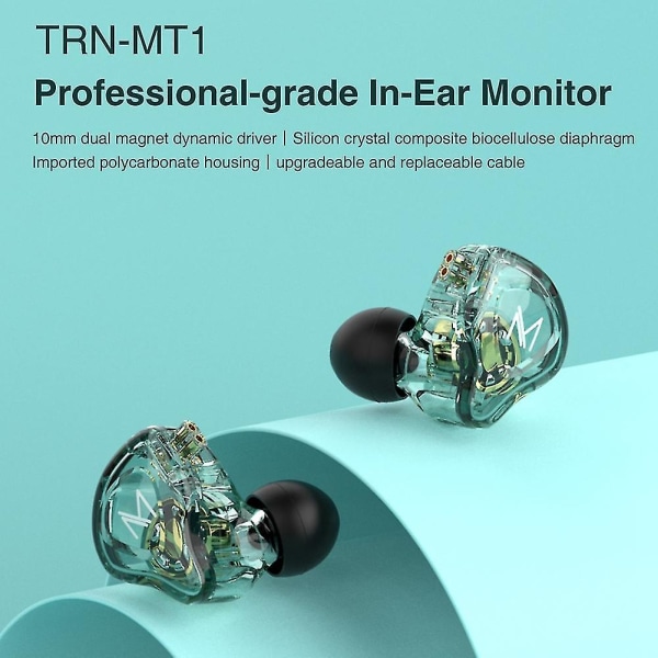 Trn Mt1 In-Ear Hörlurar med kabel Svart