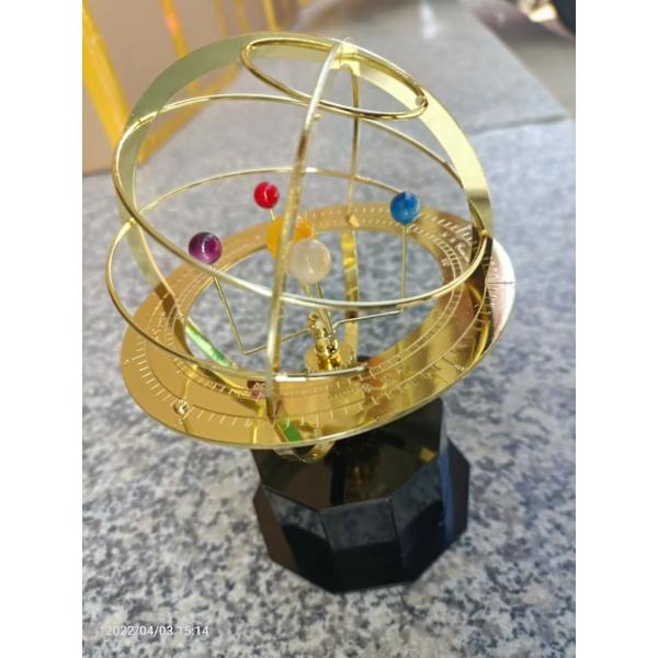 Retro Grand Orrery Modell Av Solsystemet Hem Vardagsrum Sovrum Dekoration Inflyttningsfest, Födelsedagspresent, Presenter (1 St)