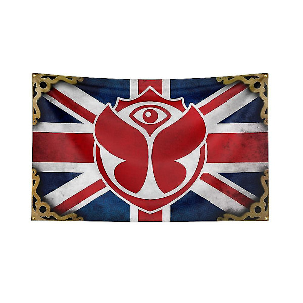 3x5 Ft Tomorrowland Flag Polyester Rörelse Musikfestival Banner (90 x 150cm, J0250)