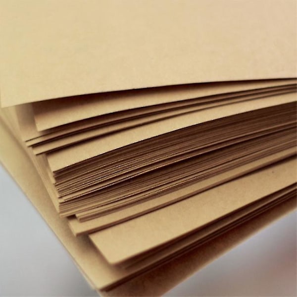 50 ark/set brevpapper nostalgisk retro kraftpapper tjockt brevpapper med horisontella linjer-A5 14.521cm