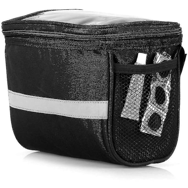 Pyörän ohjaustangon laukku, eristetty etutasku, ohjaustangon laukku, kori, pannier, jäähdytyslaukku
