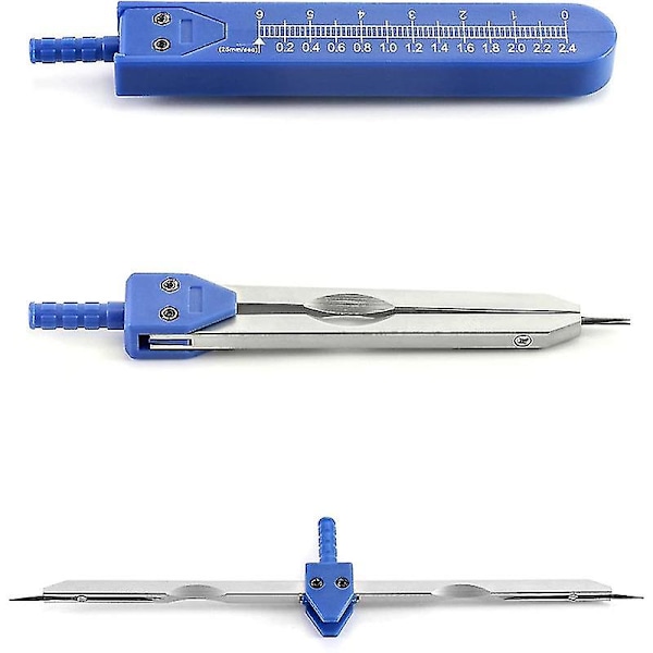 Ekg Ecg Caliper Elektrokardiogram Divider, 2 Pak Måleværktøj Ecg Caliper Til Elektrokardiogram