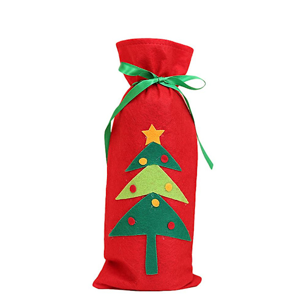 Jultomte Vinflaska Presentpåse Ornament Dekoration Jul Hem Fest Dekor