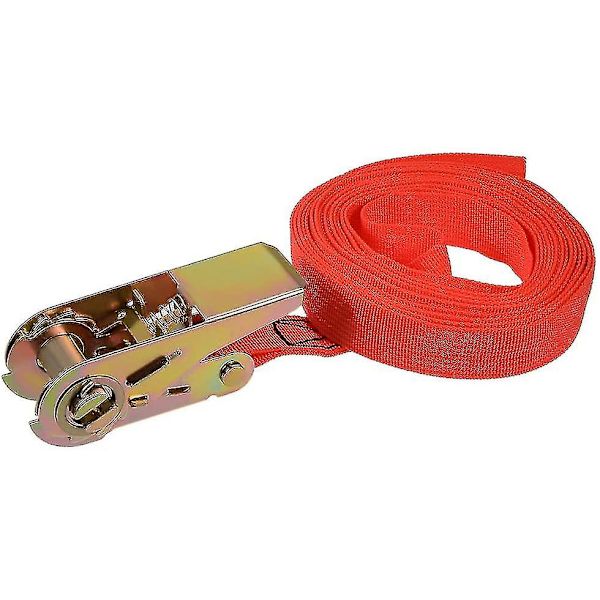 Ratsjetspændebånd Lashing Strap 5mx25mm 250kg Belastningskapacitet Polypropylen Til Flytning