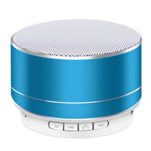 A10 Mini Bluetooth-högtalare, Portabel Utomhus Cannon Subwoofer, Stöd för TF-kort Blå