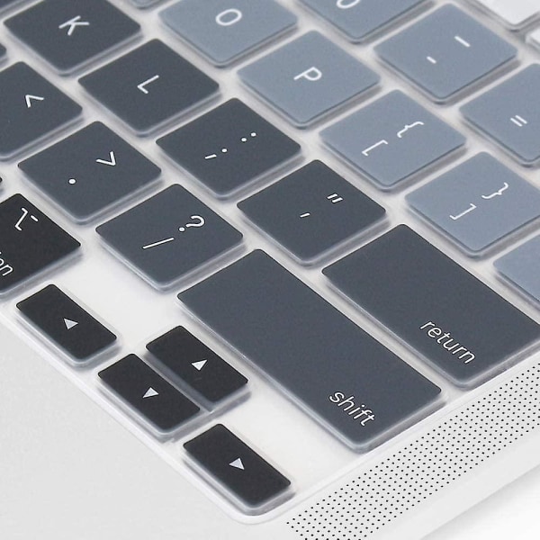 Ultratyndt tastaturcover til Macbook Air/pro/retina 13" og 15" (apple Modelnummer A1466 A1369 A1278 A1286 A1502), Us Keyboard Layout