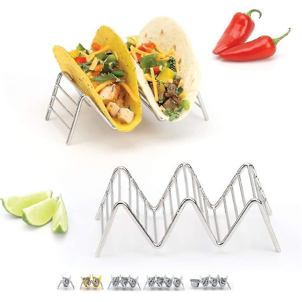 2 stk Genanvendelige Taco Holder Stativer
