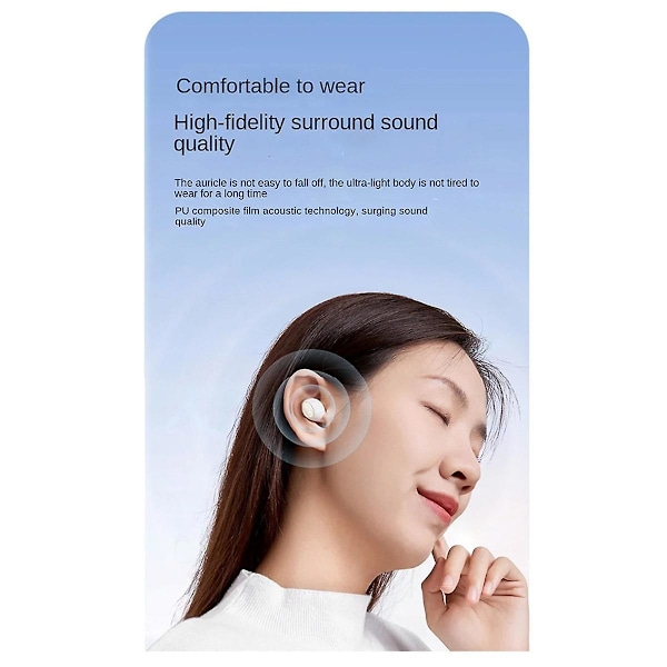 Trådlösa Bluetooth-hörlurar, In-Ear Brusreducerande Smarta Digitala Display HD-Samtal Låg Latens Hörlurar, B