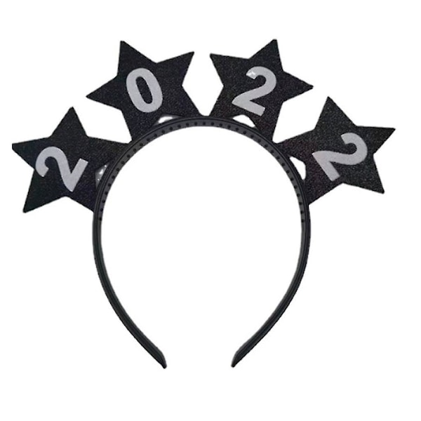 Plastic 2022 Star Headpiece Hair Band For Xmas Halloween Cosplay Costume Party