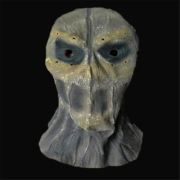 Halloween Gyserkræfte Skræmmefugleskremsel Latexmaske Kostumefest Rekvisit Skræmmende Skelet Skræmmefugleskremsel Maske (farve 2)