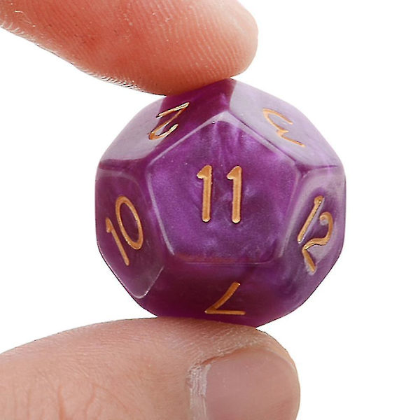 3-pack med 12-sidiga astrologiska tarot-tärningar för spådom