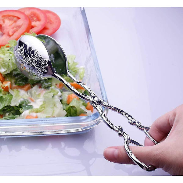Små Buffet Salat Tænger, 8\" Catering Chef Mad Salat Grill Bestik, Sæt Af 2