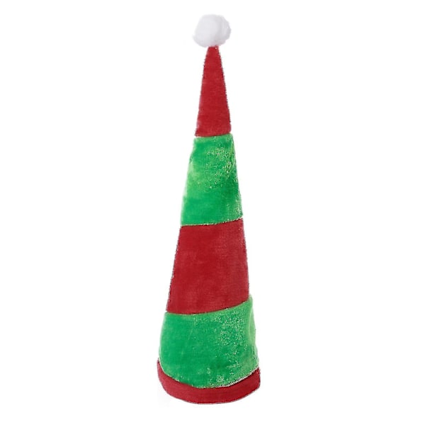 Jultomteluva, Jultomteskor och Randiga Julstrumpor för Vuxna Julfestdräkt Strumpor Strumpbyxor /hatt/skor (XL)
