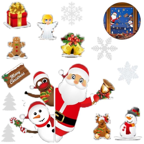 Christmas Window Clings Window Stickers For Christmas Decoration Window