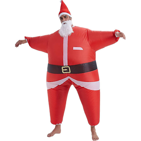 Uppblåsbar Jultomte Kostym Halloween Uppblåsbar Kostym Maskeraddräkt