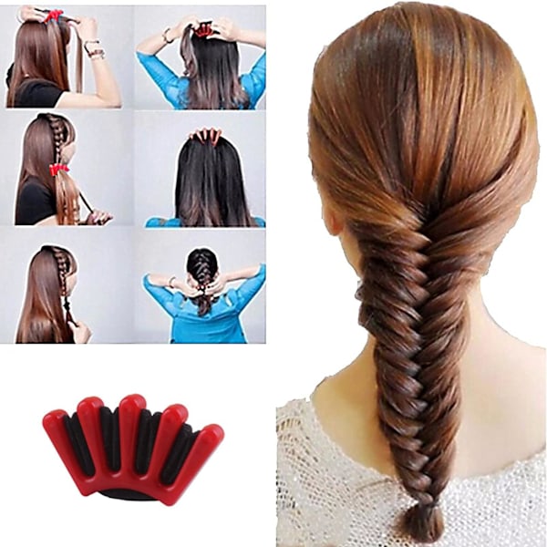 Hårstyling set, hårdesign stylingverktyg tillbehör DIY hårtillbehör hårmodellering verktygssats frisör set