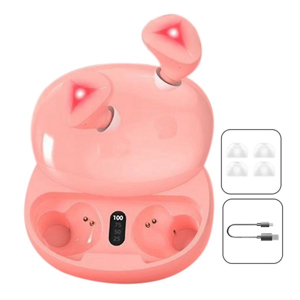 S180 Macaron Bluetooth hörlurar Tws Mini Touch Digital In-Ear Rosa