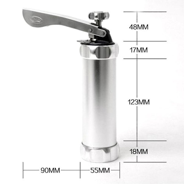 Kjeks Churros Maker Pistol Press Maskinsett Spritz Deiglaging Dyser