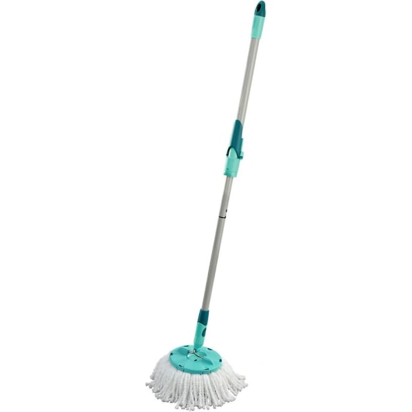 Sats med 2 Clean Twist Disc Mop ersättningshuvuden, idealisk för kakel- och stengolv, vatten- och smutsabsorberande mikrofiber, ersättningsmoppar, enkla att byta