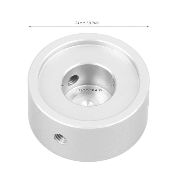 Gitarr Effektpedal Topp Aluminium Modern Gitarr Footswitch Topp Ersättning med Skiftnyckel
