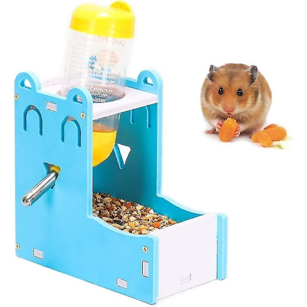 2-i-1 Hamsterhängande Vattenflaska Djur Automatisk Dispenser