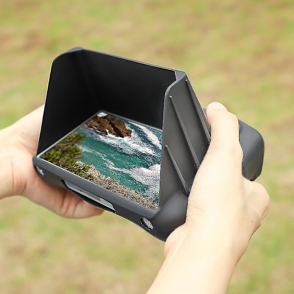 Fjärrkontroll Silikon Skyddshölje Med Solskyddssats För Dji Rc Mini 3 Pro (Med Ljusskydd, Grå)