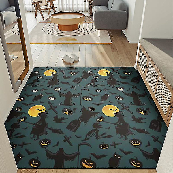 Halloween-ovi Ovenmatto 3D Liukumaton Ovenmatto Lattiamatto 40x60cm (H)