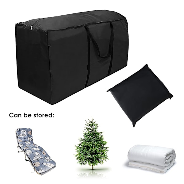 Opbevaringspose til havemøbelpuder, 210d Oxford stof opbevaringspose (173x76x51cm)