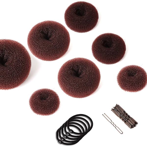 Magic Bun, 7 kpl hiustenmuotoilutarvikkeet 5 hiusnauhalla, 20 hiusneulalla, hiustenmuotoilu