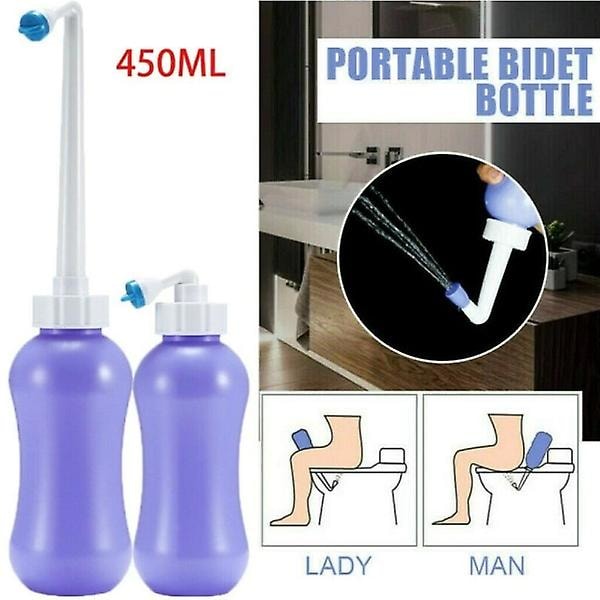 Bidet Sprayer Peri Flaska Hygienvård Lila