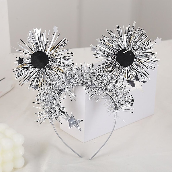 Glitter Tinsel Festlig Søt Hodebånd Jenter Hårbånd Barn Prinsesse Jul Gaver